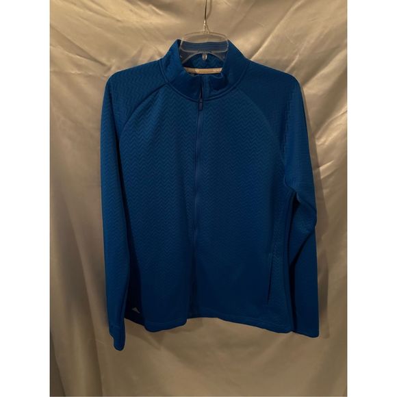 Adidas Tops - Blue Adidas Golf Jacket